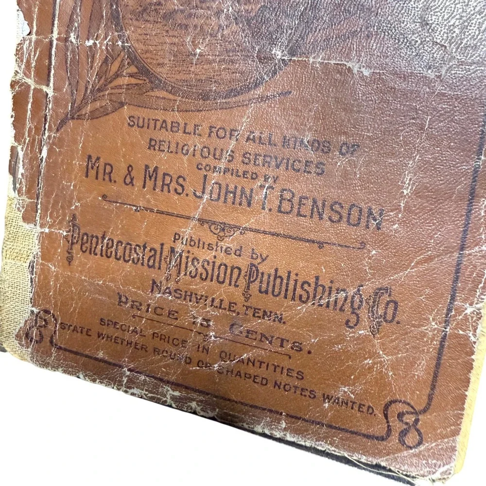 Living Water Songs No 2 Hymnal Religious Music Book Mr John T Benson Pentecostal